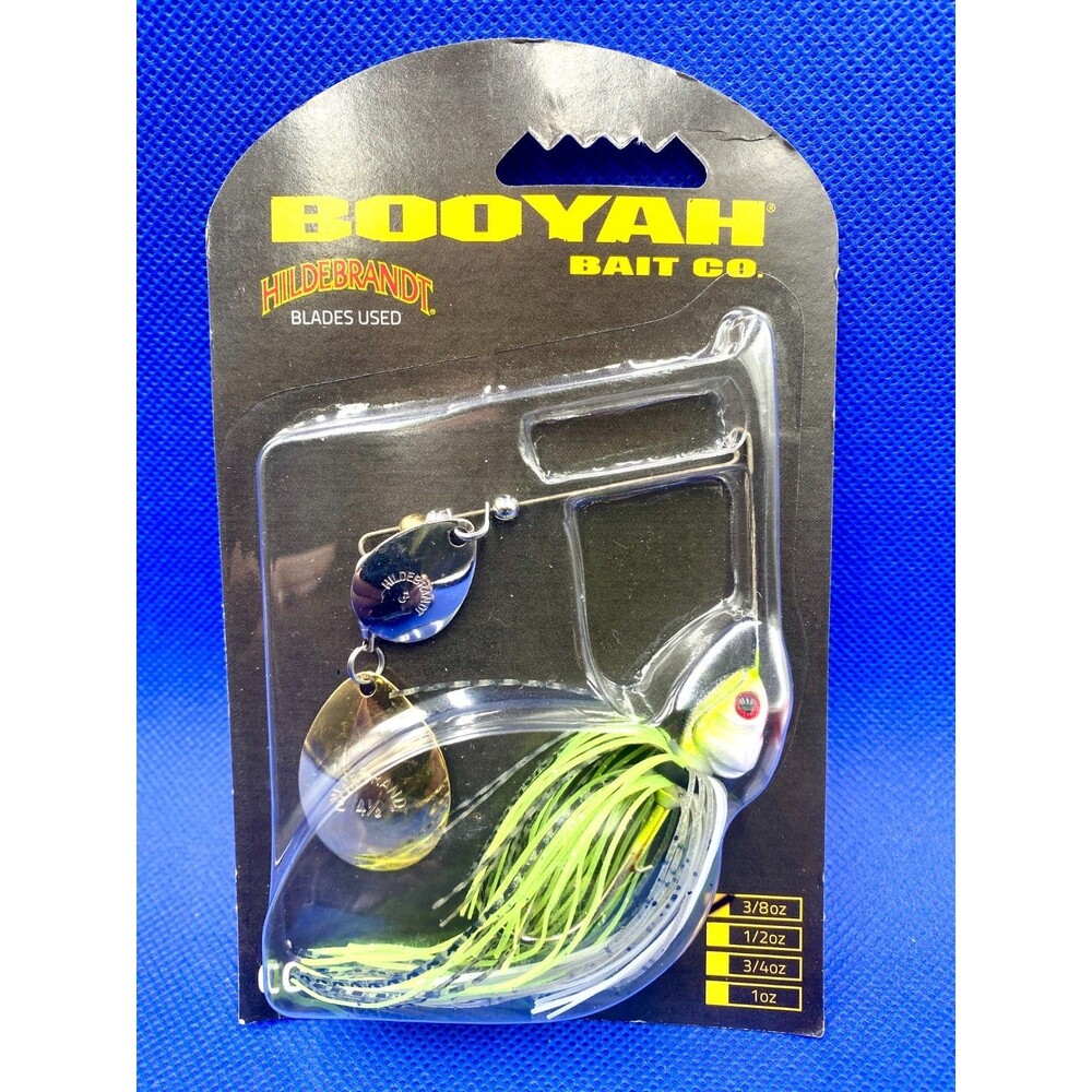 Booyah covert spinnerbait 3/8oz   Hildebrandt blade Nickel/Gold